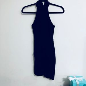 WINDSOR// EUC black halter dress bodycon